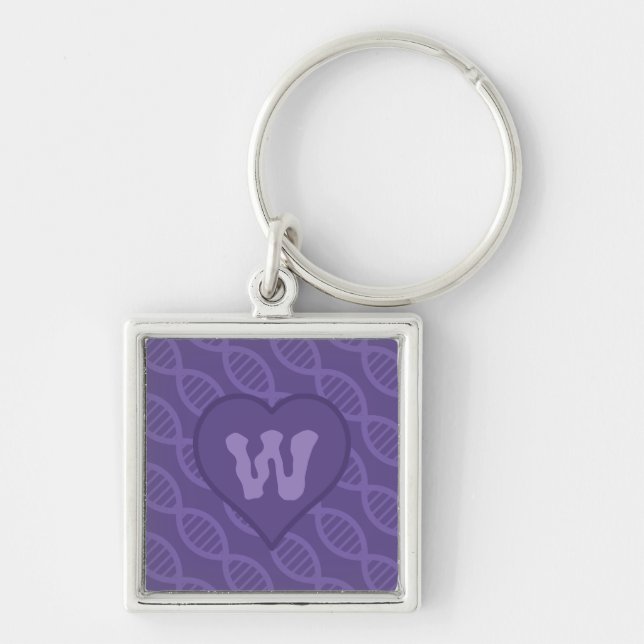 DNA Stripes Keychain (Front)