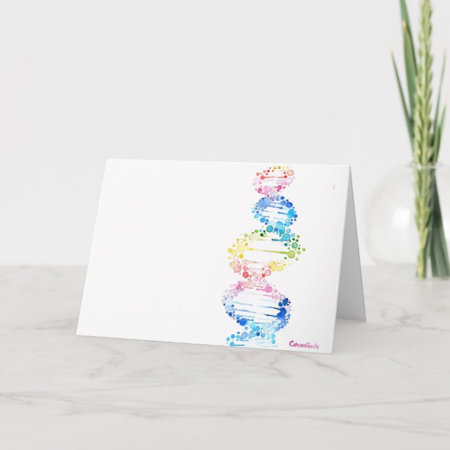 DNA, the spyral of life  Card (Front)