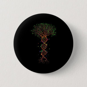 Dna Tree Genetic Funny Earth Day Plant A Tree Life Button