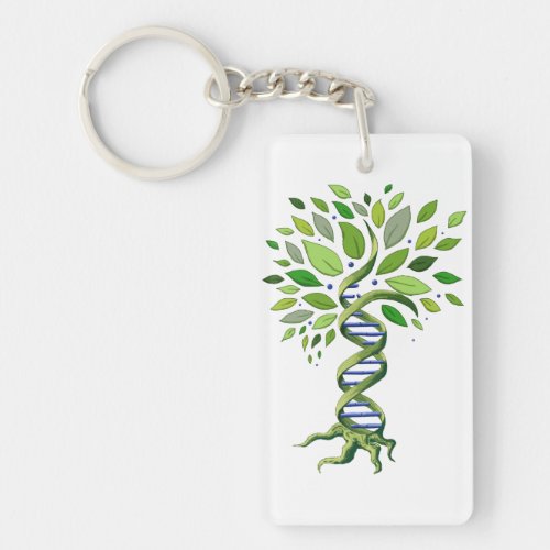 DNA Tree of Life Keychain