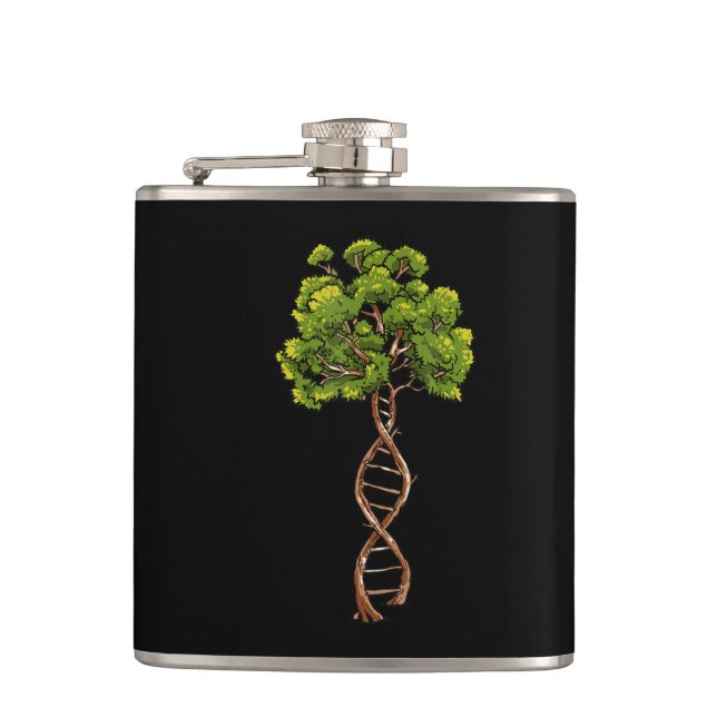 Dna Tree Of Life Science Genetics Biology Environm Flask (Front)