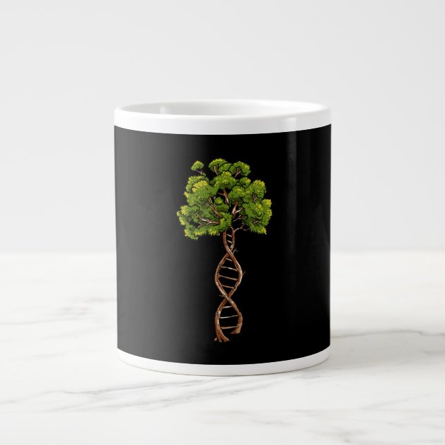 Dna Tree Of Life Science Genetics Biology Environm Giant Coffee Mug (Front)