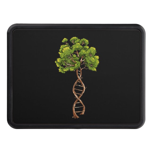 Dna Tree Of Life Science Genetics Biology Environm Hitch Cover (Front)