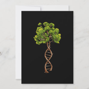 Dna Tree Of Life Science Genetics Biology Environm Holiday Card