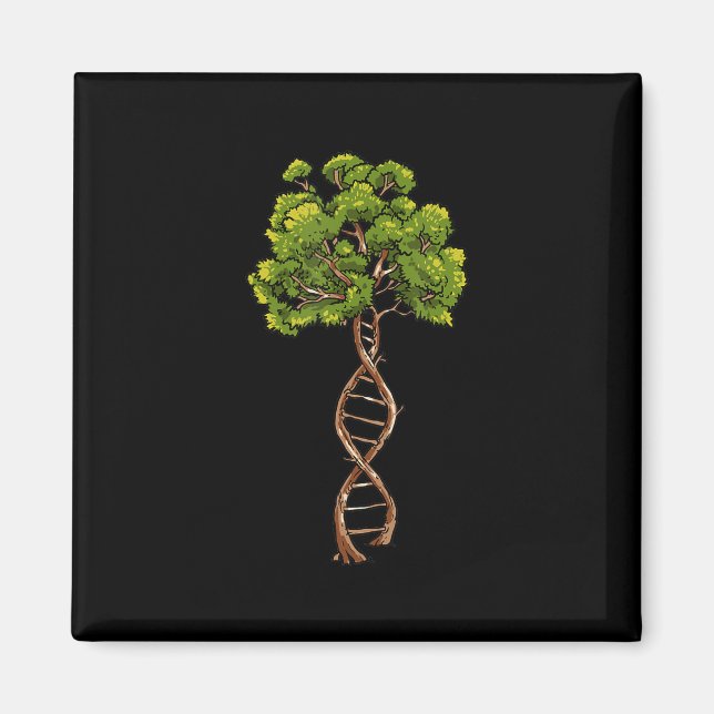 Dna Tree Of Life Science Genetics Biology Environm Magnet (Front)