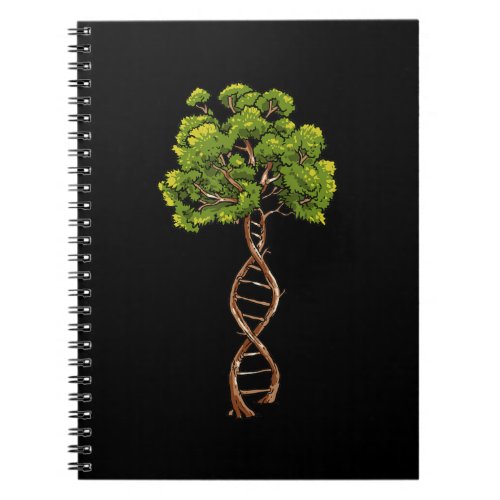 Dna Tree Of Life Science Genetics Biology Environm Notebook