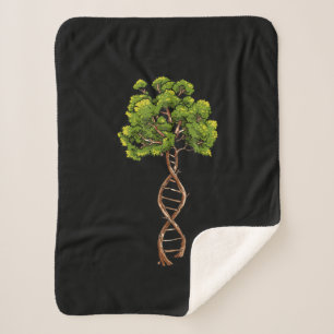 Dna Tree Of Life Science Genetics Biology Environm Sherpa Blanket