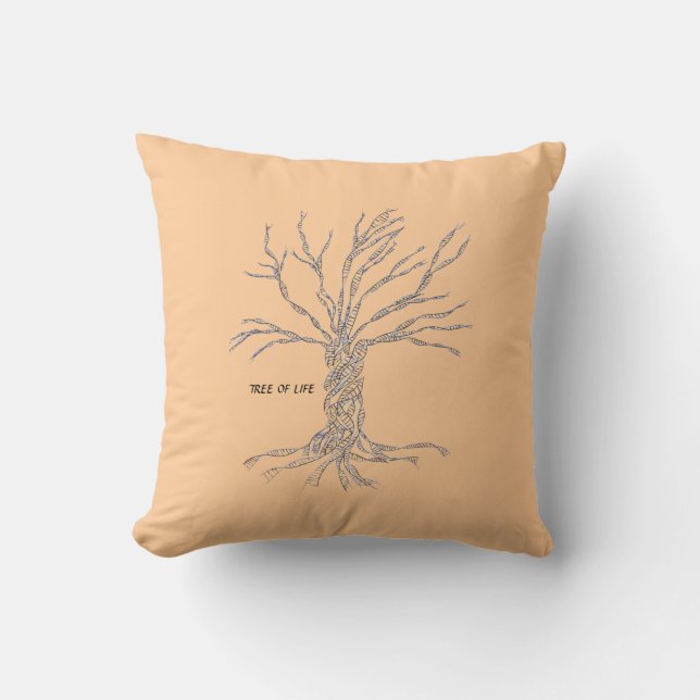 DNA TREE THROW PILLOW (Front)
