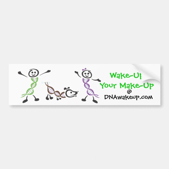 DNAwakeup Bumper Sticker (Front)