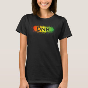 DNB Drum n Bass Junglist Red Yellow Green T-Shirt