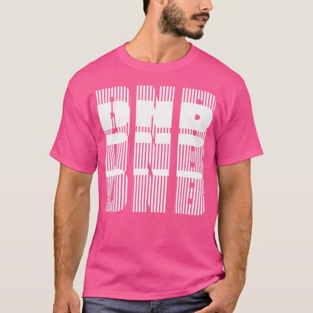 Dnb Drums And Bass Edm Music Rave T-Shirt (Front)