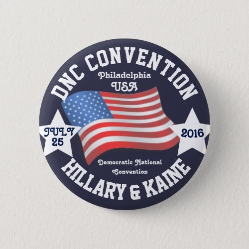 DNC Convention Memorabilia Button
