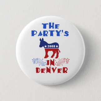 DNC Convention Obama Button
