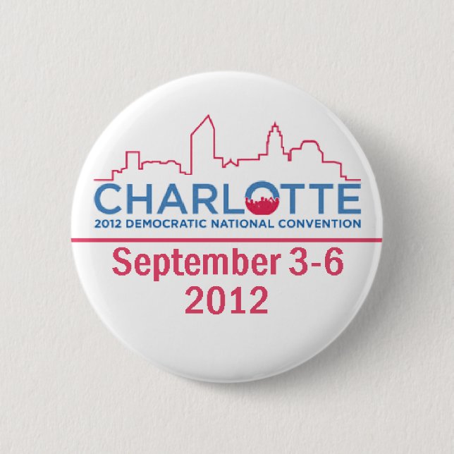 DNC Convention Pinback Button (Front)