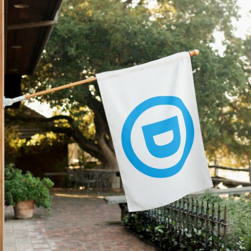 DNC D for Democrat House Flag