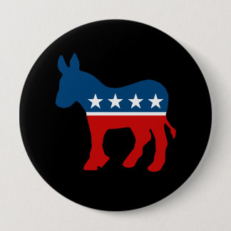 DNC - DEMOCRAT - DONKEY BUTTON
