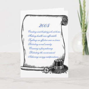 DNC Platform for 2005 Holiday Greetings Card