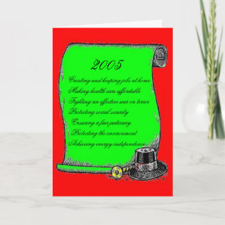 DNC Platform Holiday Wishes Card