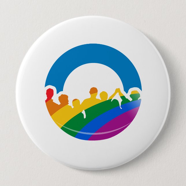 DNC PRIDE 2012 BUTTON (Front)