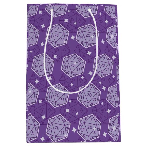 DnD Birthday Party Dungeons  Dragons D20 Dice Medium Gift Bag