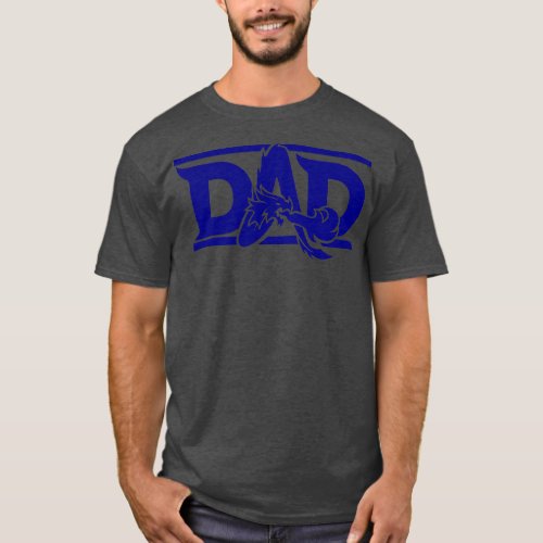 DnD DAD shirt pocket size blue