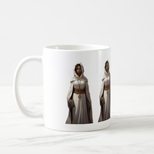 DnD Female Cleric Coffee Mug