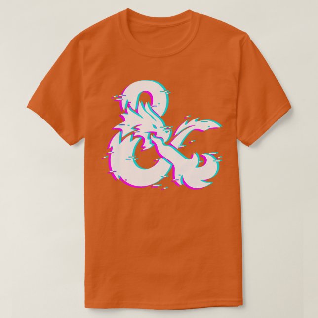 dnd glitch logo T-Shirt (Design Front)