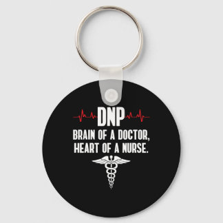 Dnp Doctor Of Nursing Practice Brain Rn Nurse Da1  Keychain