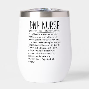 Dnp nurse thermal wine tumbler
