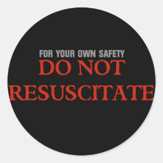 DNR CLASSIC ROUND STICKER