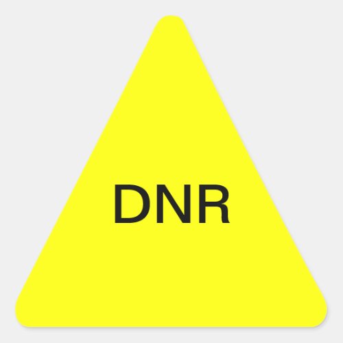 DNR Medical Chart Label