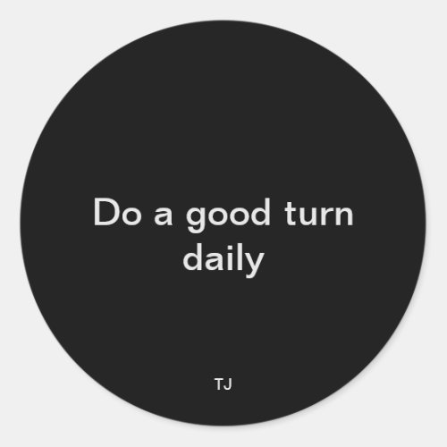 Do a good turn daily Eagle Scout stickers