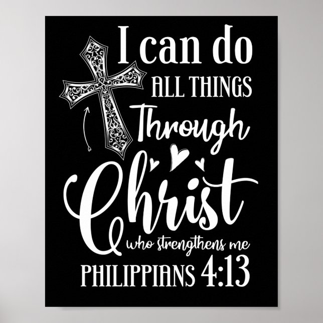 DO All Things Through Christ Who Strengthens Me Poster (Front)