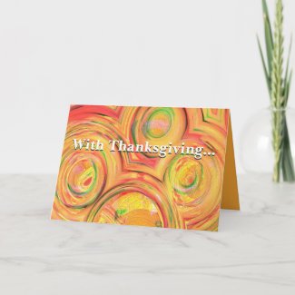 Do all with thanksgiving Colossians 3:17 Greeting Card
