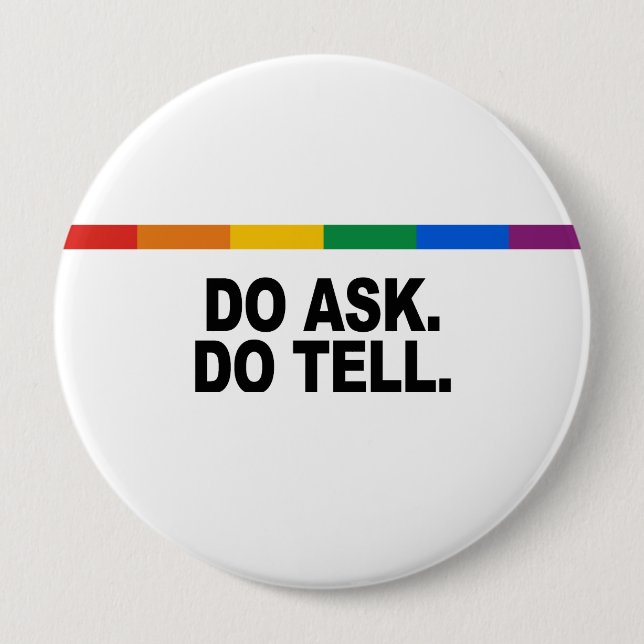 Do ask Do tell Button (Front)
