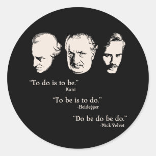 Do Be Classic Round Sticker