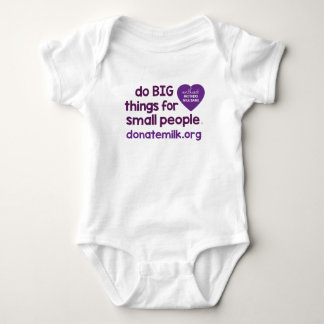 do BIG things for small people Baby Bodysuit
