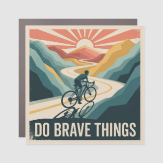 Do Brave Things Car Magnet
