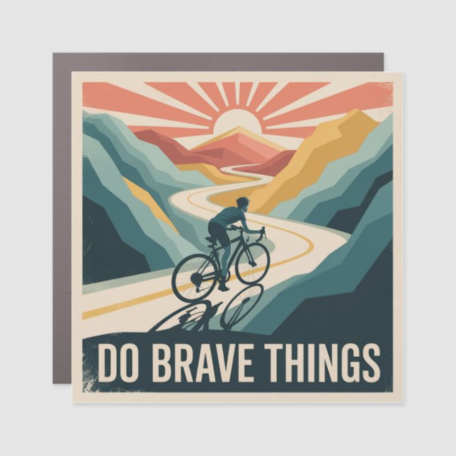 Do Brave Things Car Magnet (Front)