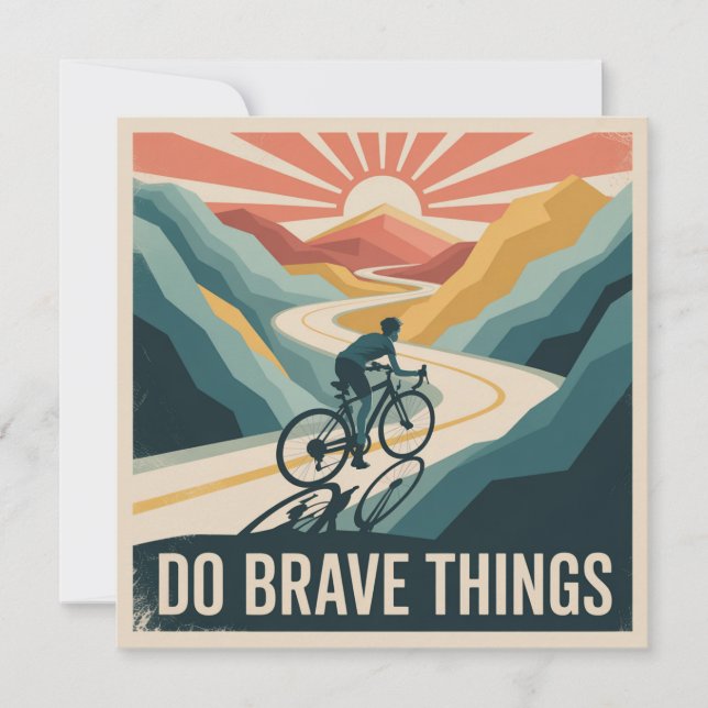 Do Brave Things Holiday Card (Front)