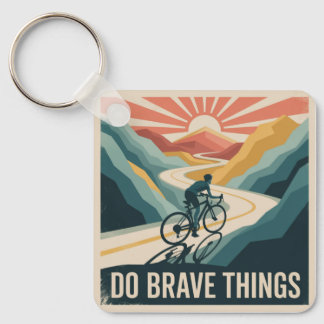 Do Brave Things Keychain