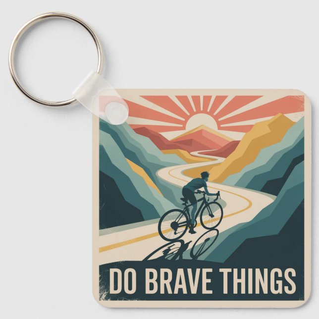 Do Brave Things Keychain (Front)