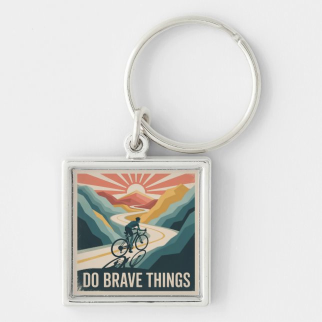 Do Brave Things Keychain (Front)
