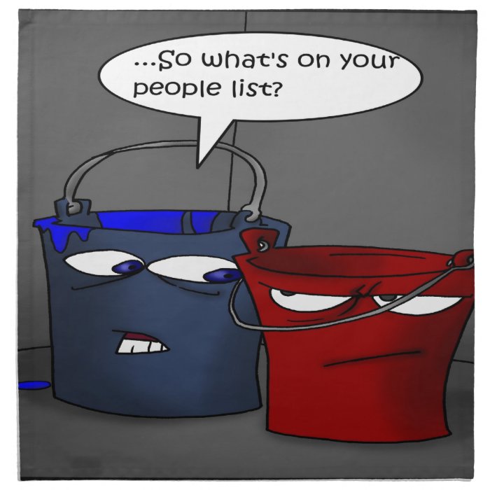 Do Buckets Have A People List? Funny Gifts & Tees Napkin