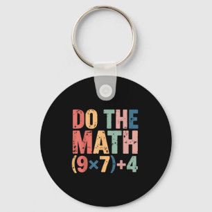 Do Funny Math 67 Meme Six Seven Keychain