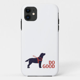 Do Good - Service Dog - Black Lab iPhone 11 Case