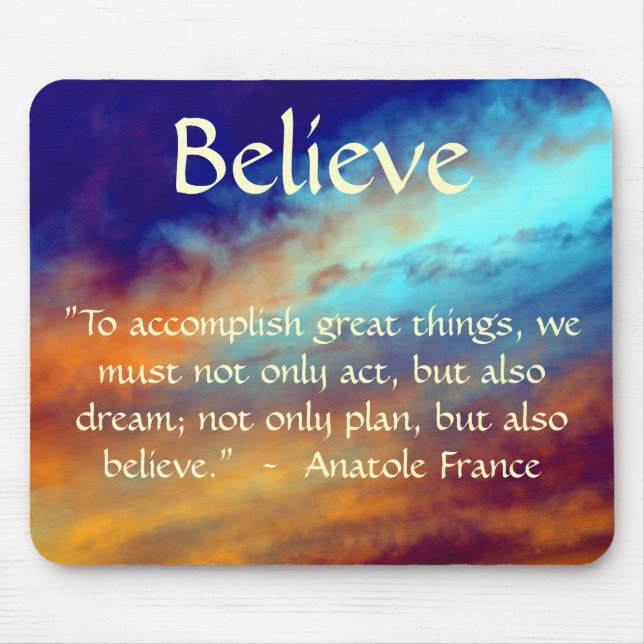 Do Great Things! Mousepad (Front)