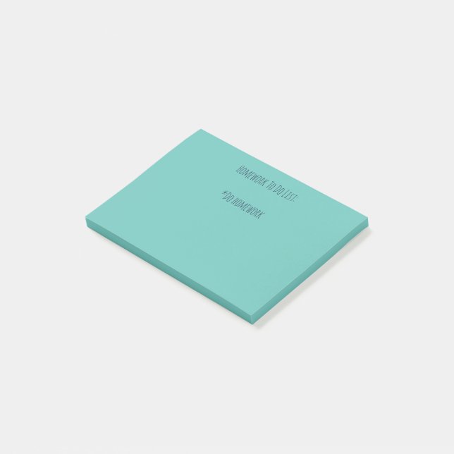 Do Homework Post-it Notes (Angled)