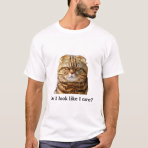 "Do I look like I care" Grumpy Cat T-Shirt