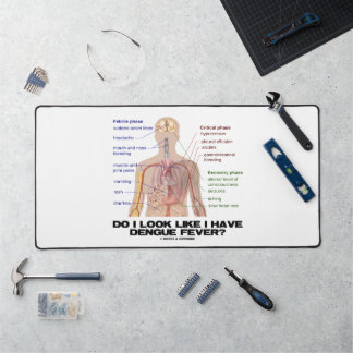 Do I Look Like I Have Dengue Fever? (Anatomy) Desk Mat